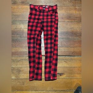 Wonder nation plaid jeans size 6